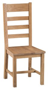 Your Home Essentials Dining Chair DefaultTitle County Oak Ladder Back Chair Wooden Seat