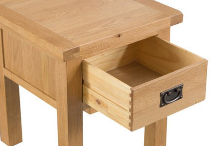 Your Home Essentials Lamp Table DefaultTitle County Oak Lamp Table with Drawer