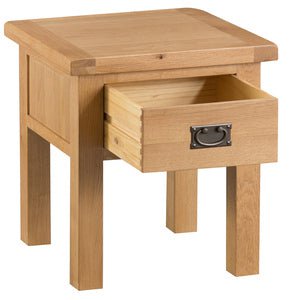Your Home Essentials Lamp Table DefaultTitle County Oak Lamp Table with Drawer