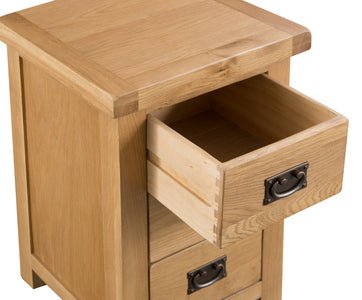 Your Home Essentials Bedside Cabinet DefaultTitle County Oak Large 3 Drawer Bedside Cabinet