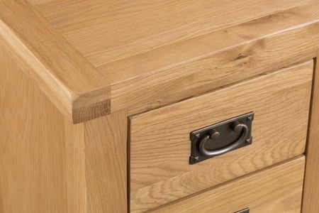 Your Home Essentials Bedside Cabinet DefaultTitle County Oak Large 3 Drawer Bedside Cabinet