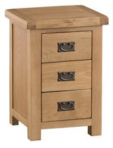 Your Home Essentials Bedside Cabinet DefaultTitle County Oak Large 3 Drawer Bedside Cabinet