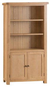 Your Home Essentials Bookcase County Oak Large Bookcase