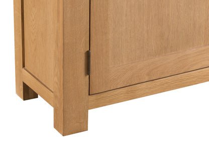 Your Home Essentials Bookcase County Oak Large Bookcase