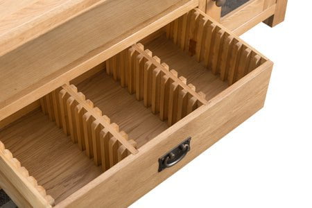 Your Home Essentials TV Unit DefaultTitle County Oak Large TV Unit