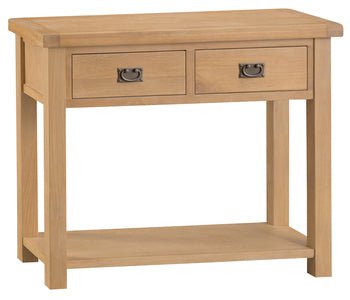 County Oak Medium Console Table