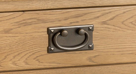 County Oak Medium Console Table