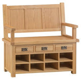 Your Home Essentials Monks Bench DefaultTitle County Oak Monks Bench