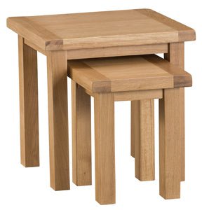 Your Home Essentials Nest of Tables DefaultTitle County Oak Nest of 2 Tables
