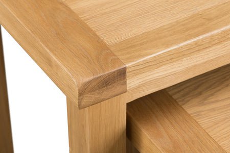 Your Home Essentials Nest of Tables DefaultTitle County Oak Nest of 3 Tables