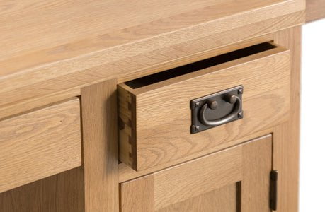 Your Home Essentials Computer Desk DefaultTitle County Oak Single Computer Desk