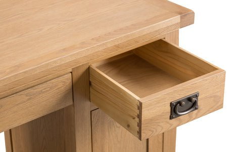 Your Home Essentials Computer Desk DefaultTitle County Oak Single Computer Desk