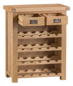 Your Home Essentials Wine Rack DefaultTitle County Oak Small Wine Rack