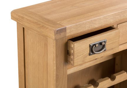 Your Home Essentials Wine Rack DefaultTitle County Oak Small Wine Rack