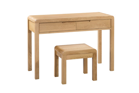 Julian Bowen Dressing Tables Curve 2 Drawer Dressing Table & Stool