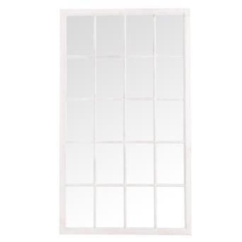 White Leaner Window Mirror