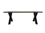 Furniture Link Dining Table Dallas Grey 2200mm Dining Table