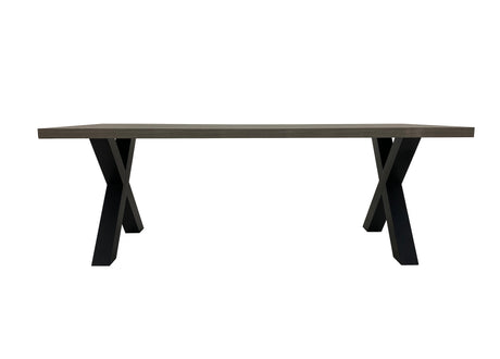 Furniture Link Dining Table Dallas Grey 2200mm Dining Table