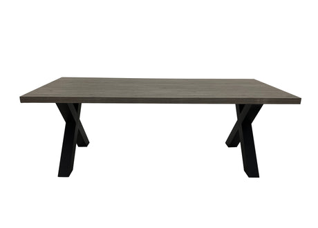 Furniture Link Dining Table Dallas Grey 2200mm Dining Table