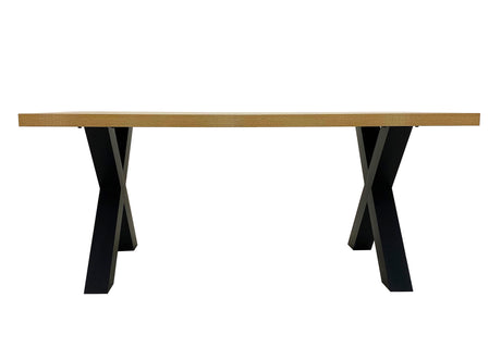 Furniture Link Dining Table Dallas Oak 1800mm Dining Table