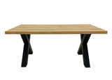 Furniture Link Dining Table Dallas Oak 1800mm Dining Table