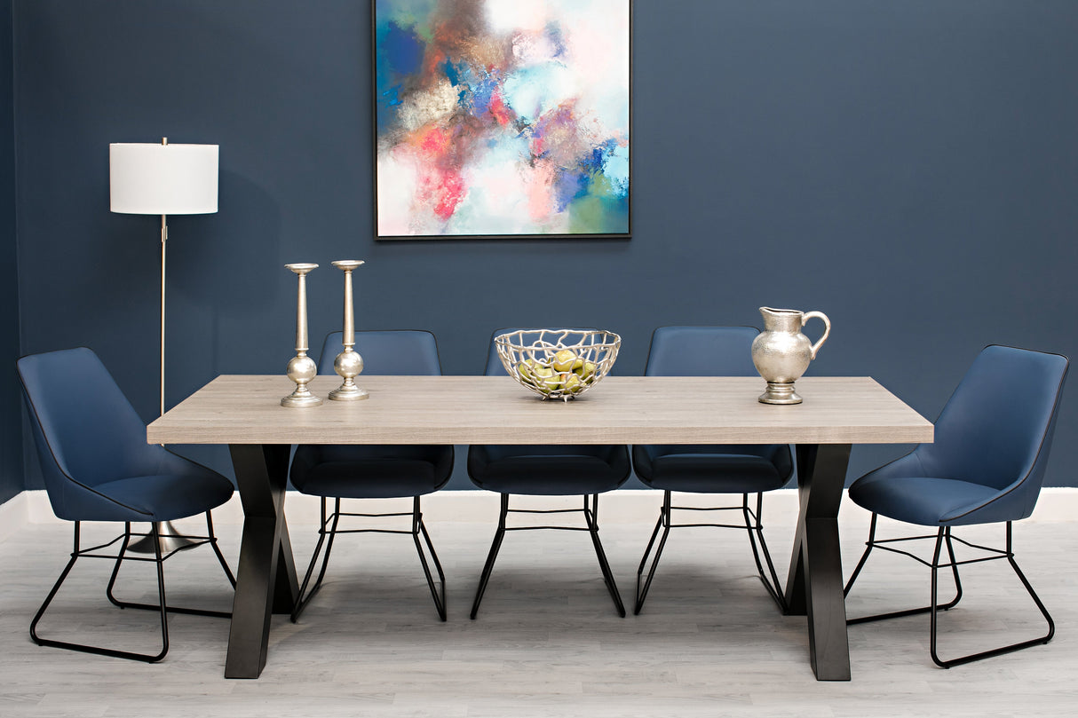 Furniture Link Dining Table Dallas Oak 2200mm Dining Table