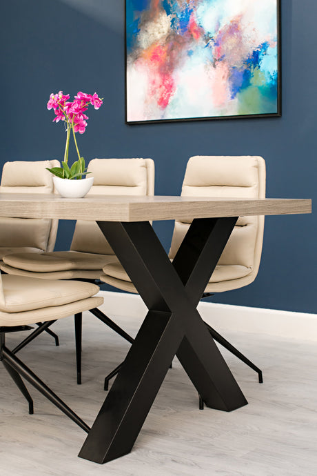 Furniture Link Dining Table Dallas Oak 2200mm Dining Table
