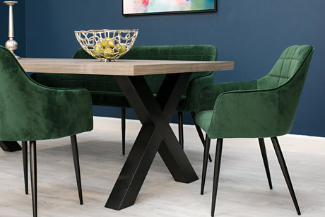 Furniture Link Dining Table Dallas Oak 2200mm Dining Table