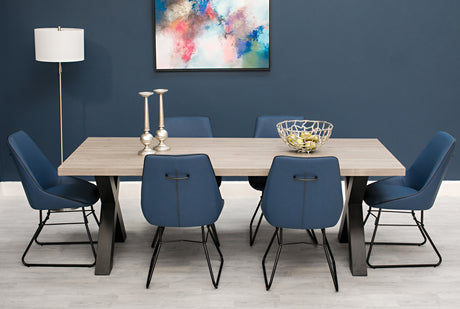 Furniture Link Dining Table Dallas Oak 2200mm Dining Table