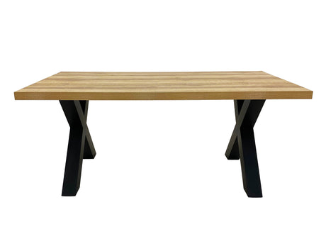 Furniture Link Dining Table Dallas Oak 2200mm Dining Table