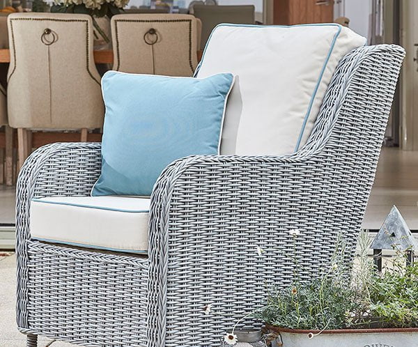 Daro Garden Lounging Chair DefaultTitle Daro Santorini Garden Lounging Chair Vintage Lace Effect