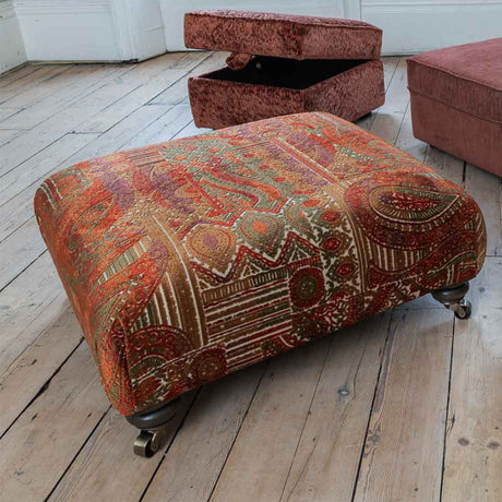 Alstons Accent Chair Darwin Foot Stools by Alstons