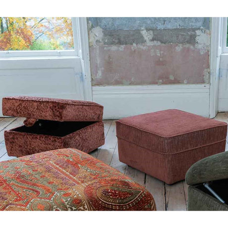 Alstons Accent Chair Darwin Foot Stools by Alstons