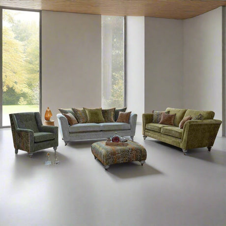 Alstons Pillow Back Sofa Darwin Grand 4 Seater Pillow Back Sofa by Alstons