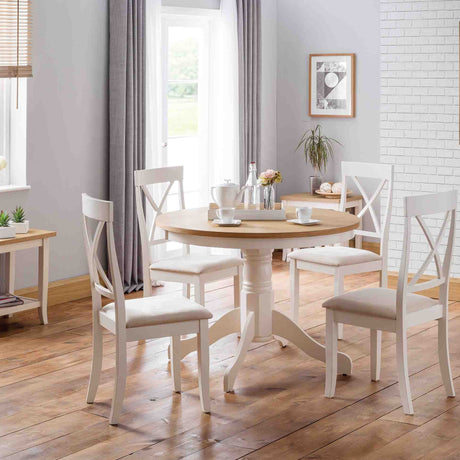 Julian Bowen Dining Chairs Davenport Chairs - Sold in pairs