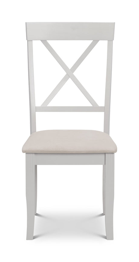 Julian Bowen Dining Chairs Davenport Elephant Grey Dining Chairs - Sold in pairs