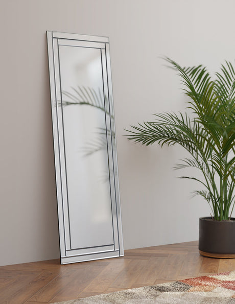 Julian Bowen Mirror Deco Frameless Dress Mirror