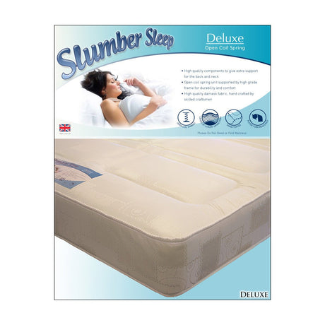 Time Living Roll Packed Mattress Deluxe Open Sprung Mattress