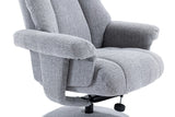 GFA Reclining Chair Denver Manual Recliner Swivel Chair and Foot Stool