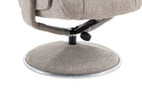 GFA Reclining Chair Denver Manual Recliner Swivel Chair and Foot Stool