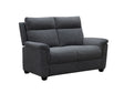 Furniture Link 2 Seater Sofa Grey Detroit Electric Reclining 2 Seater Sofa