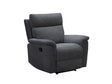 Furniture Link Recliners Grey Detroit Manual Reclining Chair