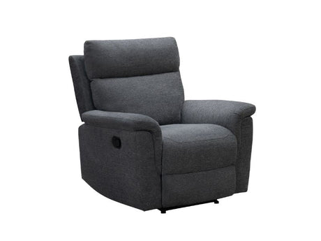 Furniture Link Recliners Grey Detroit Manual Reclining Chair