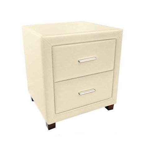Time Living Bedside Cabinet Cream Dorset 2 Drawer Bedside Cabinet