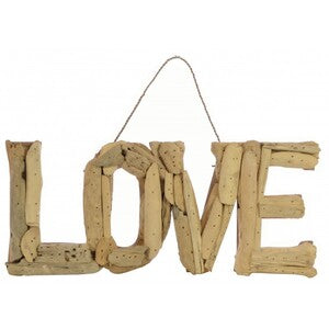 Ancient Mariner Driftwood Love Plaque