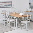 Your Home Essentials Dining Table DefaultTitle Easterly 1.8m Butterfly Extending Grey Dining Table