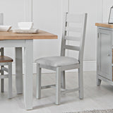 Your Home Essentials Dining Table Set Easterly 120cm Butterfly Extending Grey Dining Table Set with Chairs