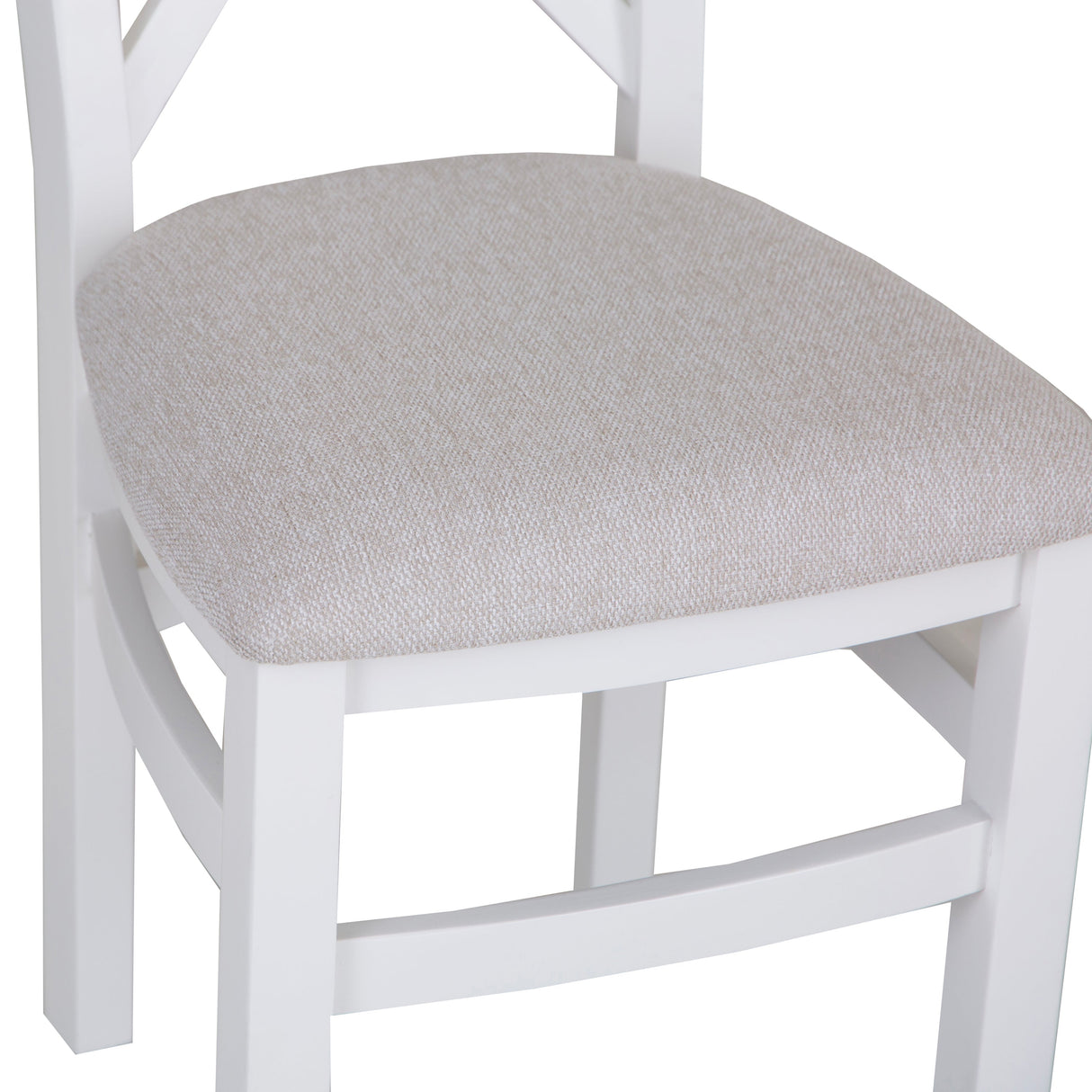 Your Home Essentials Dining Table Set Easterly 120cm Butterfly Extending White Dining Table Set with Chairs