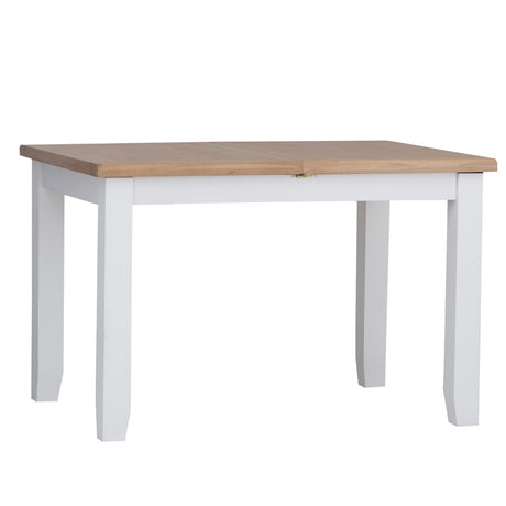 Your Home Essentials Dining Table Set Easterly 120cm Butterfly Extending White Dining Table Set with Chairs
