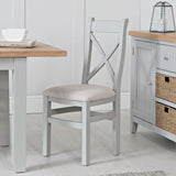 Your Home Essentials Dining Table Set Easterly 180cm Butterfly Extending Grey Dining Table Set with Chairs